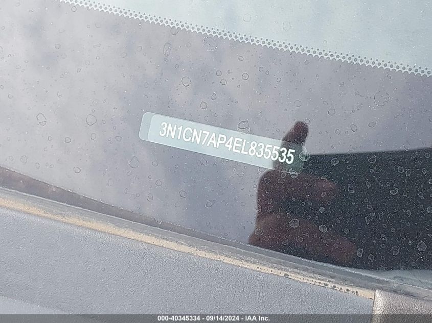 2014 NISSAN VERSA 1.6 SV - 3N1CN7AP4EL835535