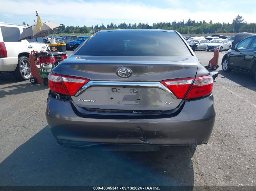 2015 Toyota Camry Le VIN: 4T4BF1FK4FR488300 Lot: 40345341