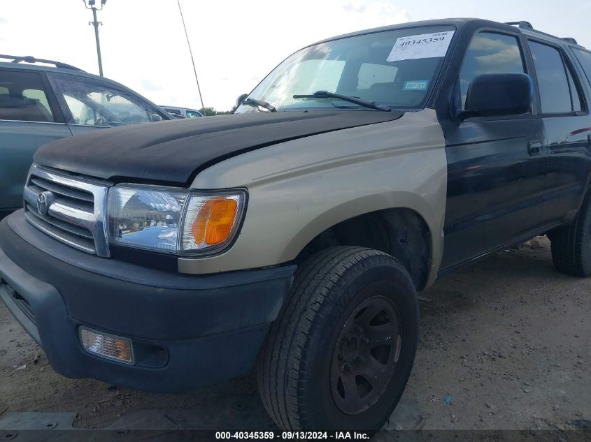 1999 Toyota 4Runner Sr5 V6 VIN: JT3GN86R5X0107600 Lot: 40345359