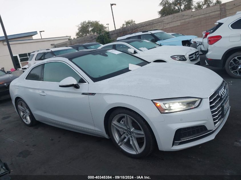 2018 Audi A5 2.0T Premium VIN: WAUTNAF59JA010316 Lot: 40345384