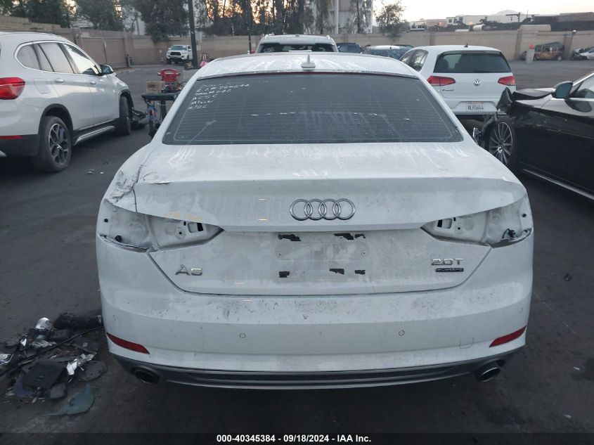 2018 Audi A5 2.0T Premium VIN: WAUTNAF59JA010316 Lot: 40345384