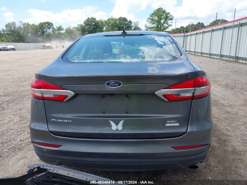 2019 Ford Fusion Sel VIN: 3FA6P0CD8KR269599 Lot: 40345414