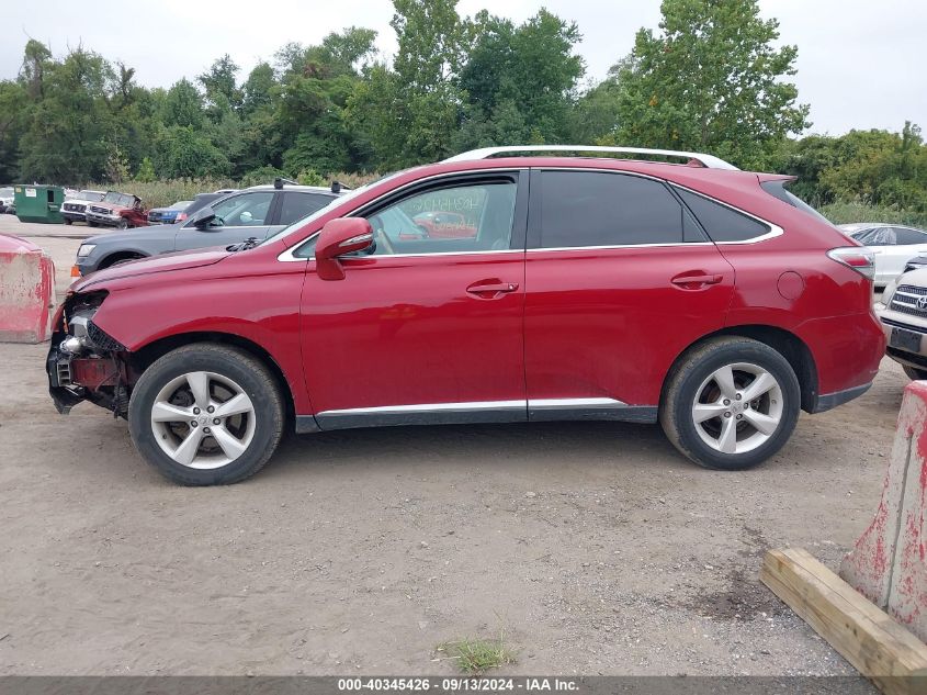 2010 Lexus Rx 350 VIN: 2T2BK1BA4AC061949 Lot: 40345426