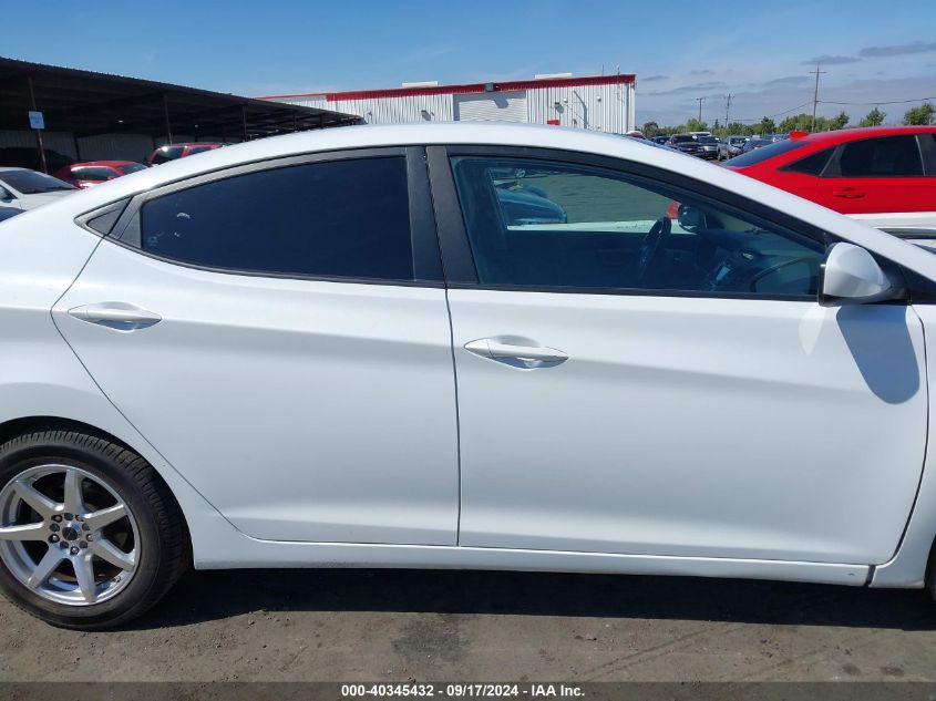 2016 Hyundai Elantra Se VIN: 5NPDH4AE0GH739846 Lot: 40345432