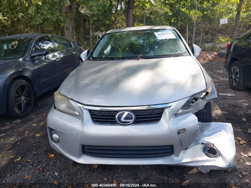 2012 Lexus Ct 200 VIN: JTHKD5BH7C2105655 Lot: 40345450