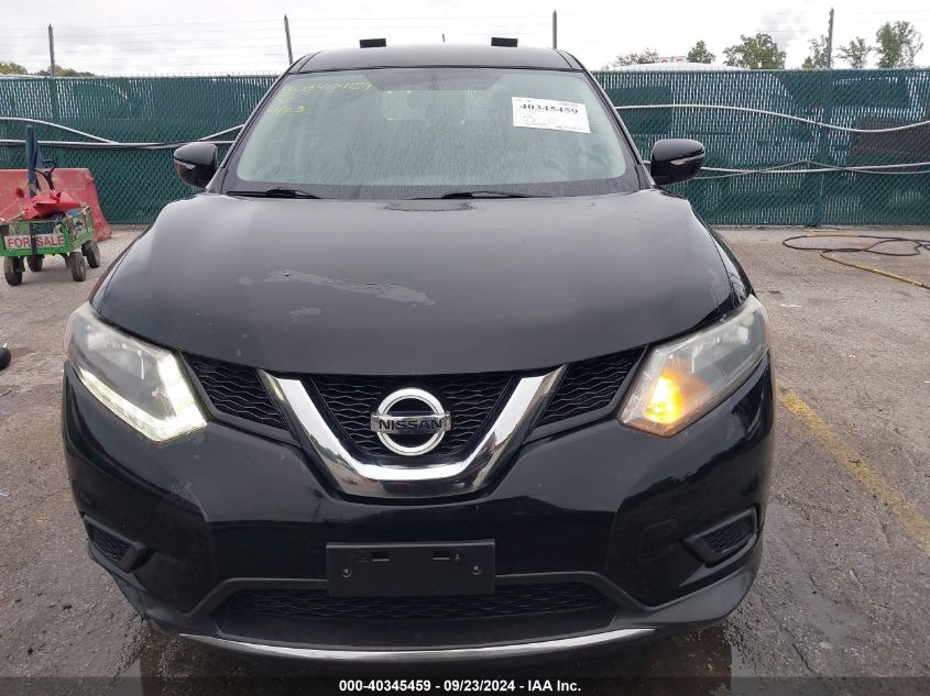 2015 Nissan Rogue S VIN: KNMAT2MV8FP527281 Lot: 40345459