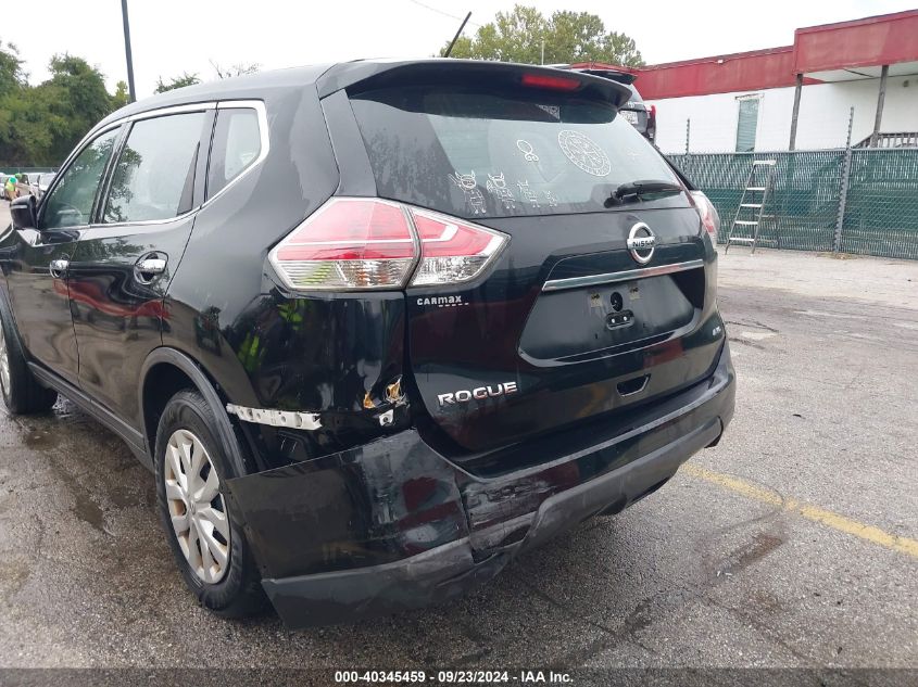 2015 Nissan Rogue S VIN: KNMAT2MV8FP527281 Lot: 40345459