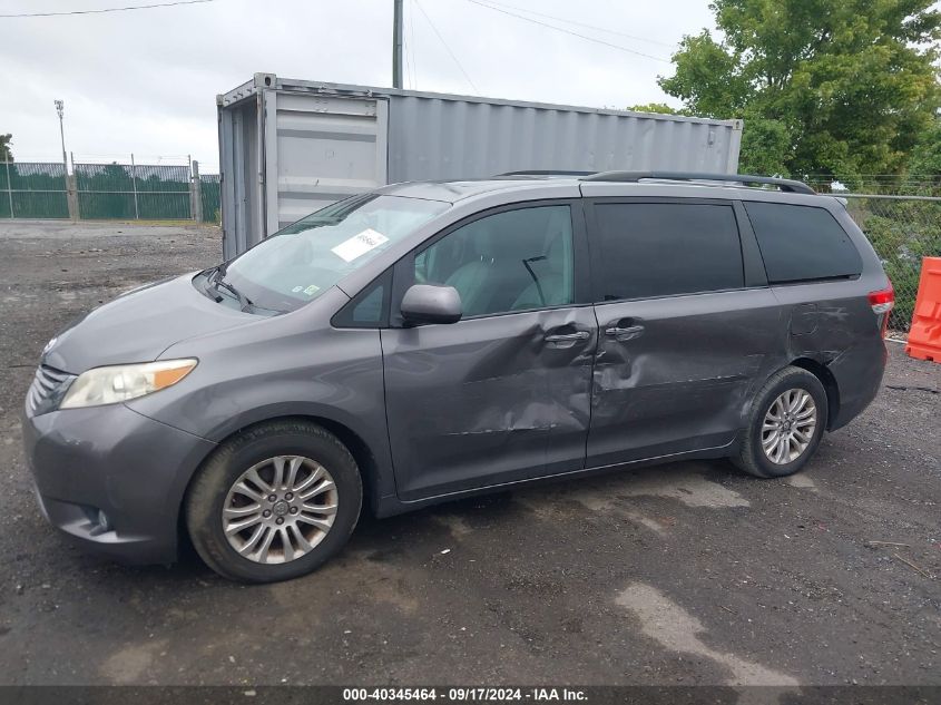 2011 Toyota Sienna Xle V6 VIN: 5TDYK3DC6BS107752 Lot: 40345464