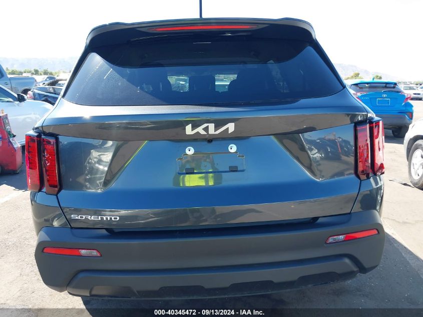 2023 Kia Sorento Lx VIN: 5XYRG4LC9PG215316 Lot: 40345472