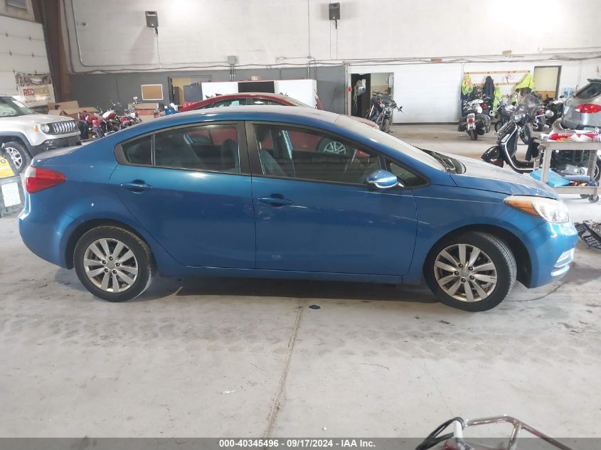 2014 Kia Forte Lx VIN: KNAFX4A60E5092377 Lot: 40345496