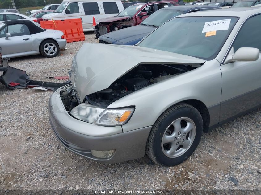 1998 Lexus Es 300 VIN: JT8BF28GXW5033778 Lot: 40345502