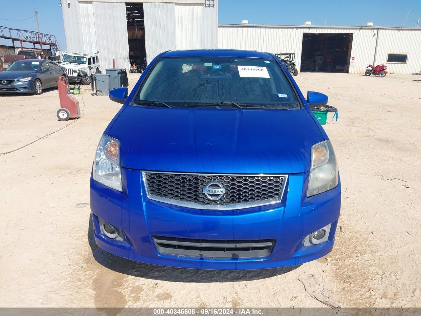 2012 Nissan Sentra 2.0 Sr VIN: 3N1AB6AP8CL684691 Lot: 40345508