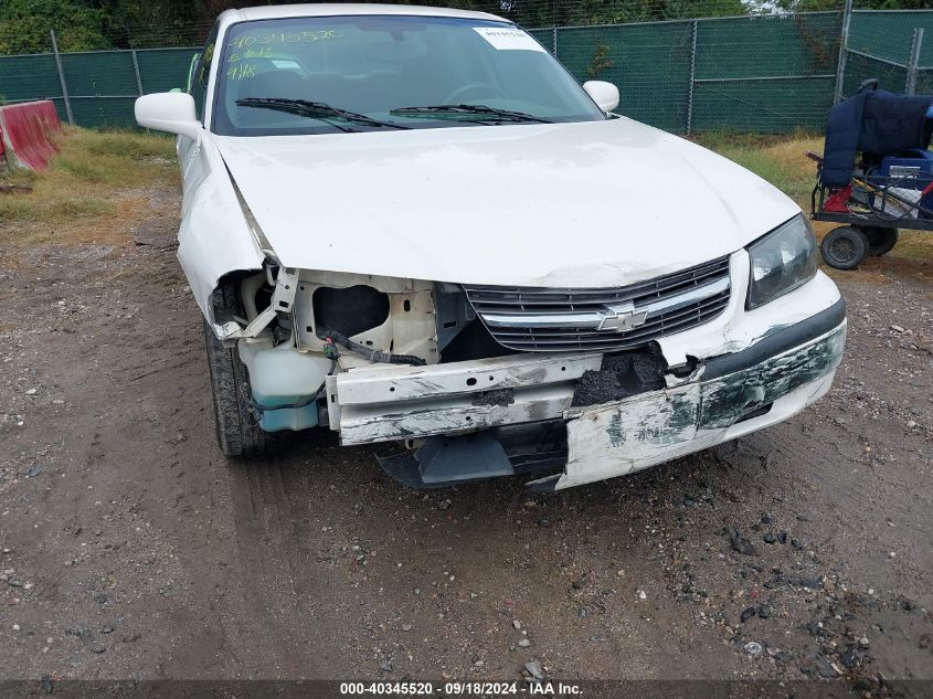 2005 Chevrolet Impala VIN: 2G1WF52E759316211 Lot: 40345520