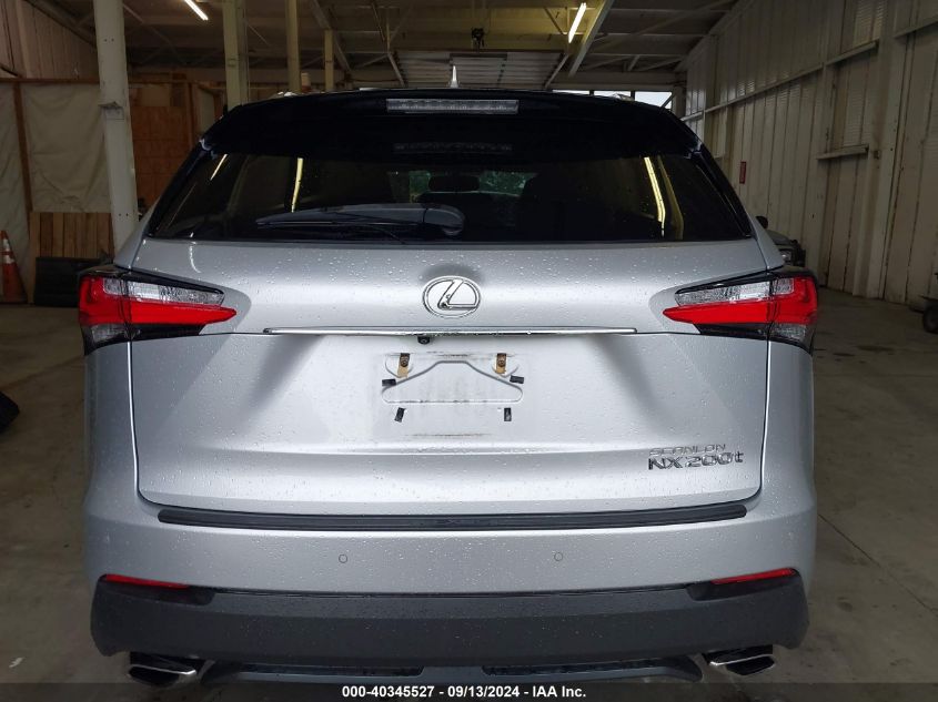 2017 Lexus Nx 200T 200T/Base/F Sport VIN: JTJYARBZ3H2067950 Lot: 40345527