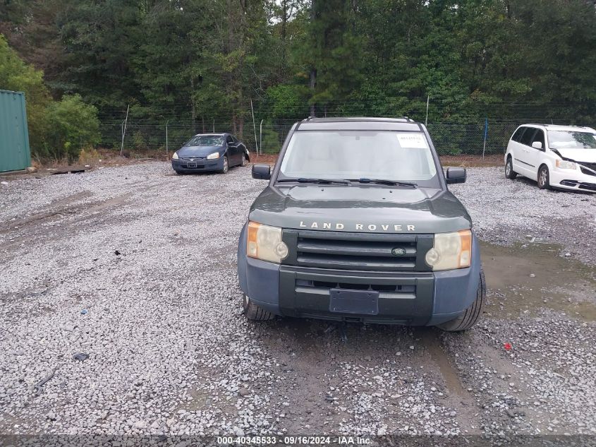 2006 Land Rover Lr3 V8 Se VIN: SALAD25436A376008 Lot: 40345533