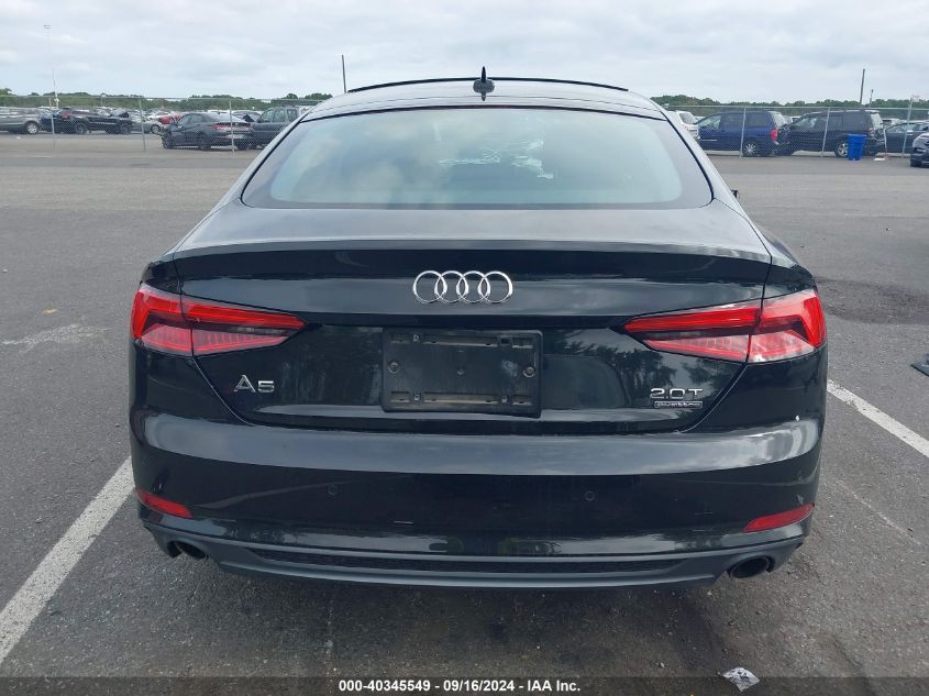 2018 Audi A5 2.0T Premium VIN: WAUFNCF57JA007410 Lot: 40345549