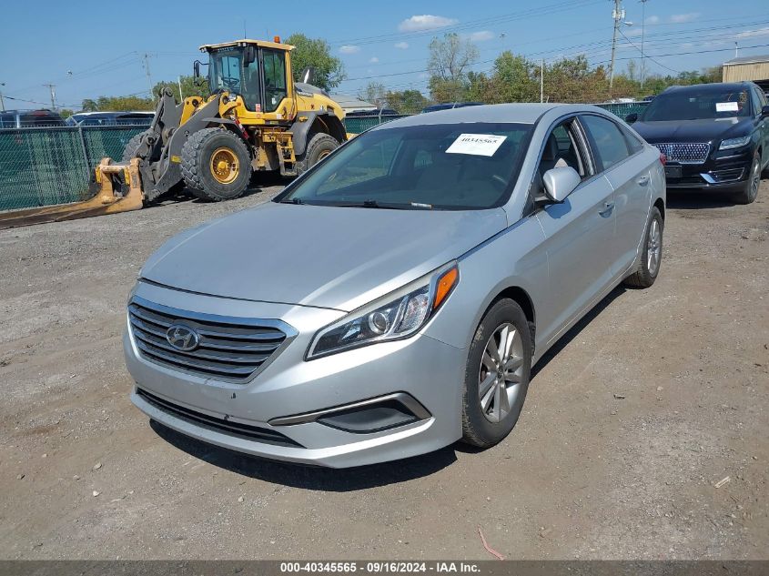 2016 Hyundai Sonata Se VIN: 5NPE24AF3GH376442 Lot: 40345565