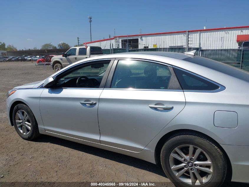 2016 Hyundai Sonata Se VIN: 5NPE24AF3GH376442 Lot: 40345565