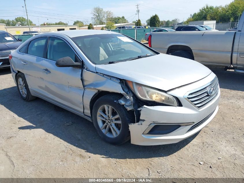 2016 Hyundai Sonata Se VIN: 5NPE24AF3GH376442 Lot: 40345565