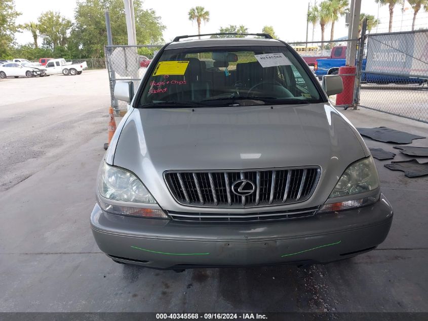 2001 Lexus Rx 300 VIN: JTJGF10U9101084 Lot: 40345568