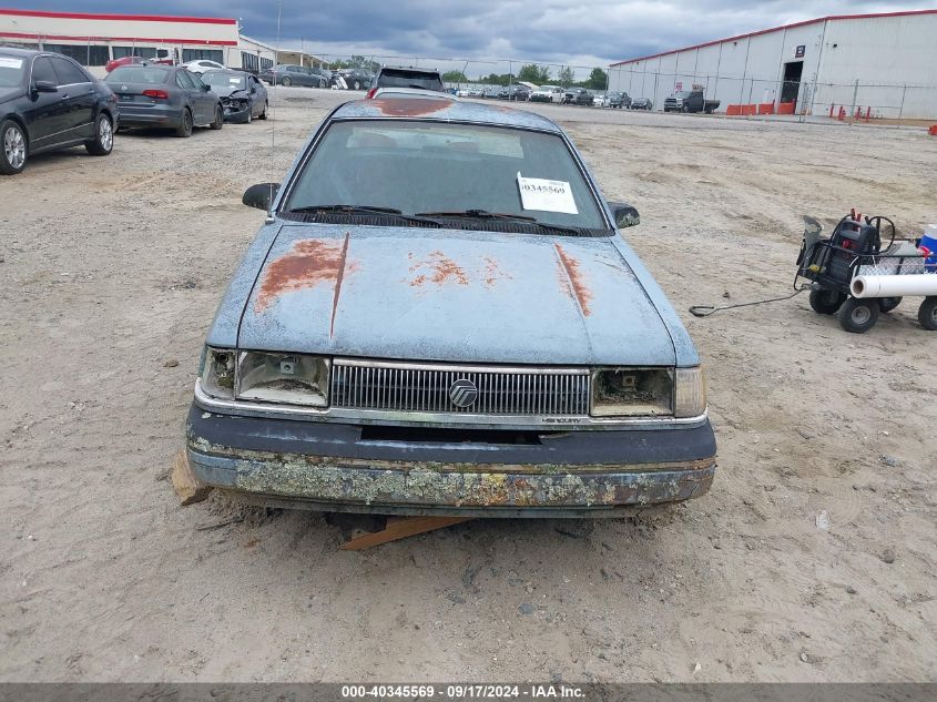 1988 Mercury Topaz Gs VIN: 2MEPM36X4JB651767 Lot: 40345569