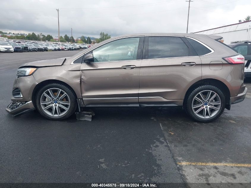 2019 Ford Edge Titanium VIN: 2FMPK4K91KBB58291 Lot: 40345575