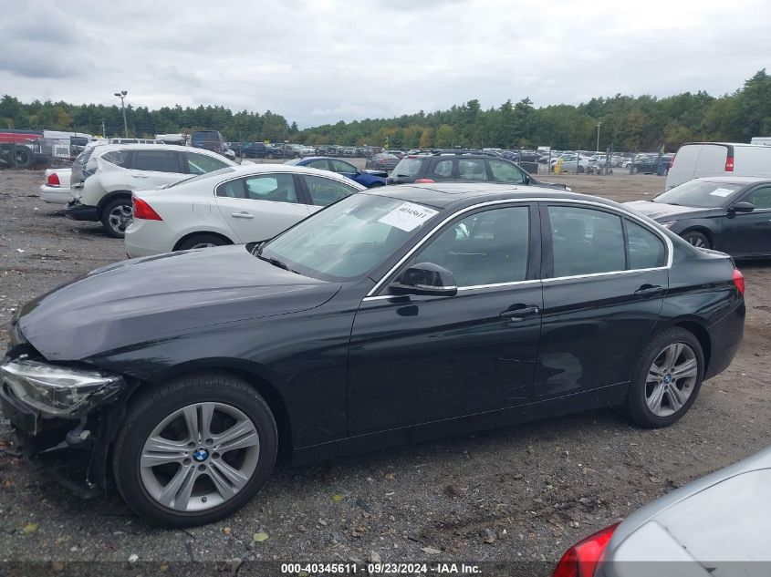 2018 BMW 330I xDrive VIN: WBA8D9G50JNU66834 Lot: 40345611