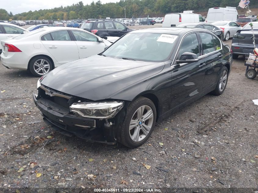 2018 BMW 330I xDrive VIN: WBA8D9G50JNU66834 Lot: 40345611