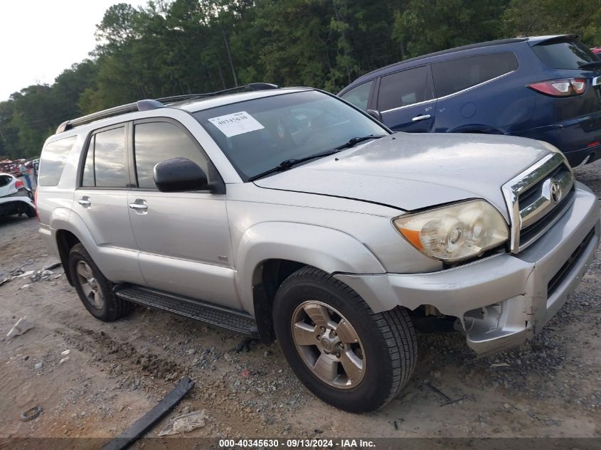 2007 Toyota 4Runner Sr5 V6 VIN: JTEZU14R278075400 Lot: 40345630