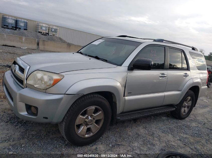 2007 Toyota 4Runner Sr5 V6 VIN: JTEZU14R278075400 Lot: 40345630