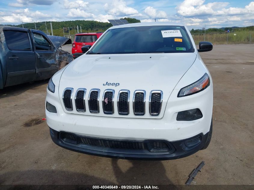 2014 Jeep Cherokee Sport VIN: 1C4PJMAB6EW162447 Lot: 40345649