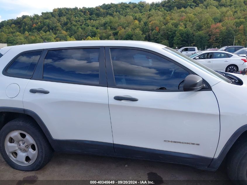 2014 Jeep Cherokee Sport VIN: 1C4PJMAB6EW162447 Lot: 40345649