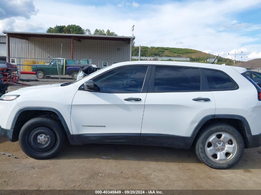 2014 Jeep Cherokee Sport VIN: 1C4PJMAB6EW162447 Lot: 40345649