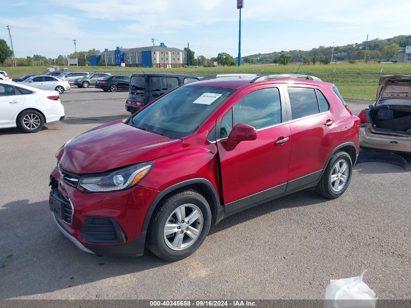 2019 Chevrolet Trax Lt VIN: 3GNCJLSB9KL398543 Lot: 40345658