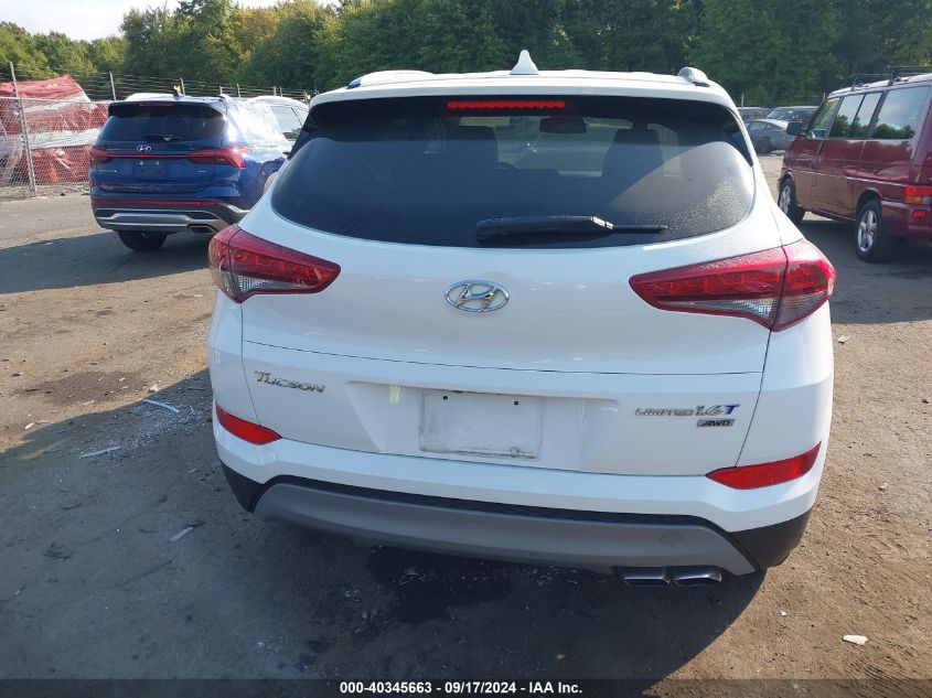 KM8J3CA29JU675140 2018 Hyundai Tucson Limited/Sport And Eco/Se