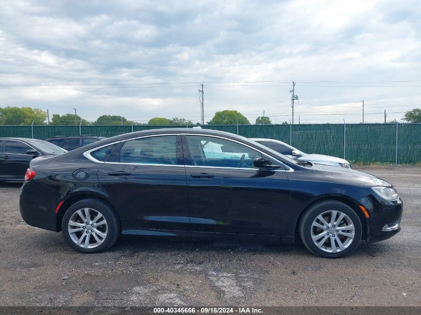 2015 Chrysler 200 Limited VIN: 1C3CCCAB7FN578084 Lot: 40345666