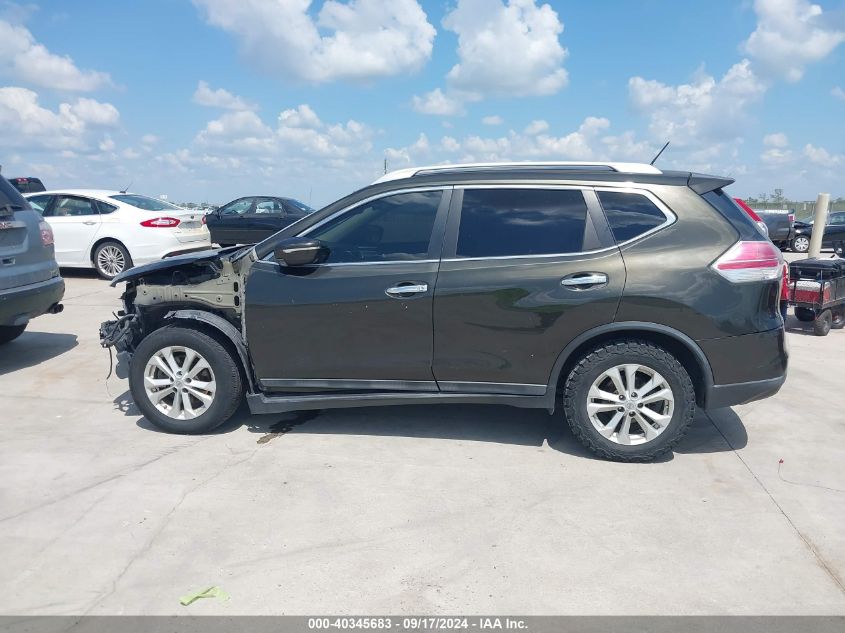 2015 Nissan Rogue Sv VIN: 5N1AT2ML7FC855843 Lot: 40345683