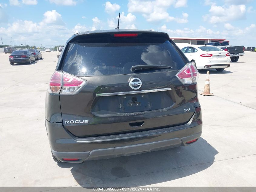 2015 Nissan Rogue Sv VIN: 5N1AT2ML7FC855843 Lot: 40345683