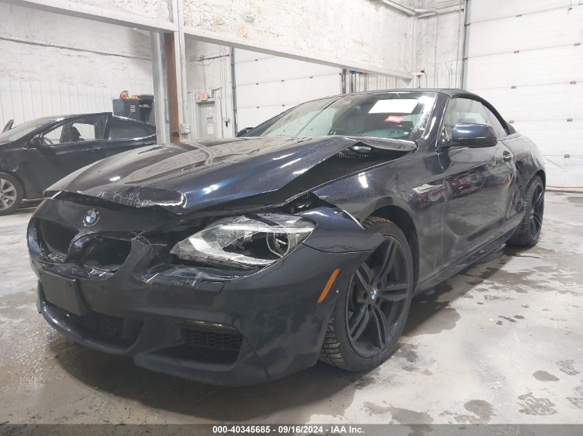 2015 BMW 650I xDrive VIN: WBAYP1C58FD216883 Lot: 40345685