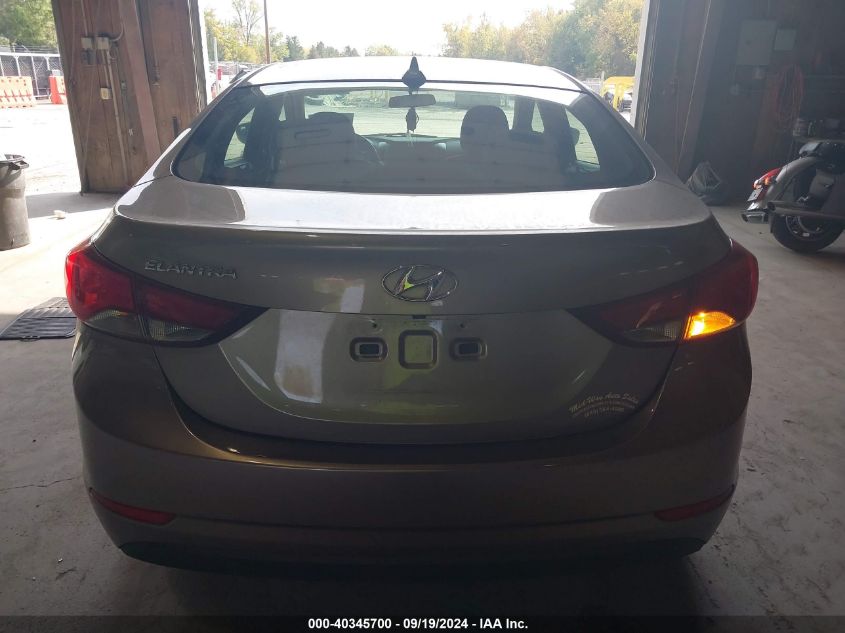 2015 Hyundai Elantra Se VIN: 5NPDH4AE6FH582757 Lot: 40345700