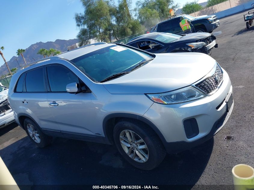 2015 Kia Sorento Lx V6 VIN: 5XYKTDA74FG605418 Lot: 40345706