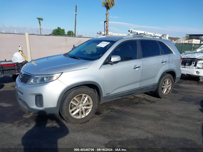 2015 Kia Sorento Lx V6 VIN: 5XYKTDA74FG605418 Lot: 40345706