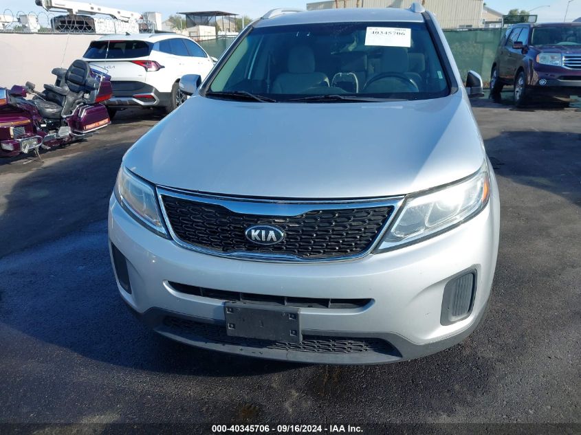 2015 Kia Sorento Lx V6 VIN: 5XYKTDA74FG605418 Lot: 40345706