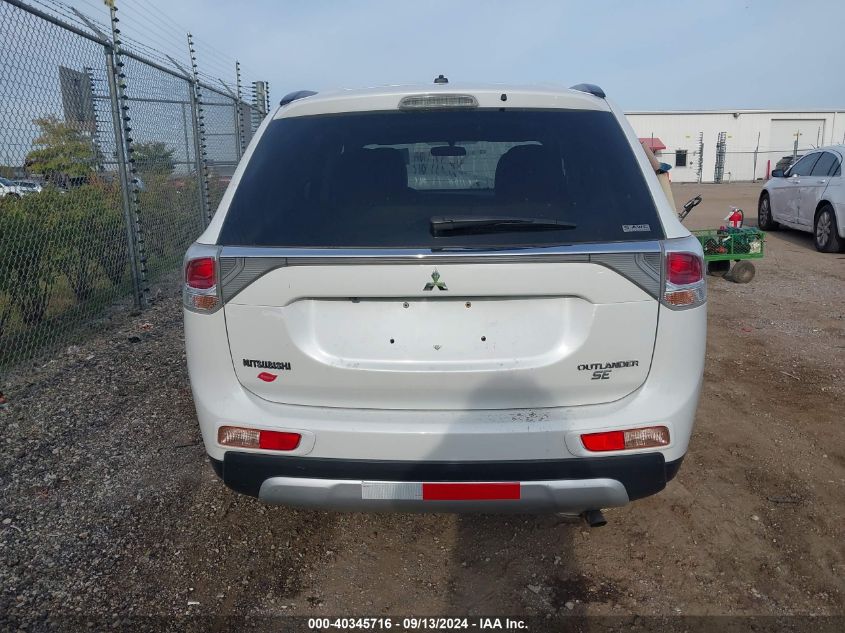 2015 Mitsubishi Outlander Se VIN: JA4AZ3A30FZ001197 Lot: 40345716