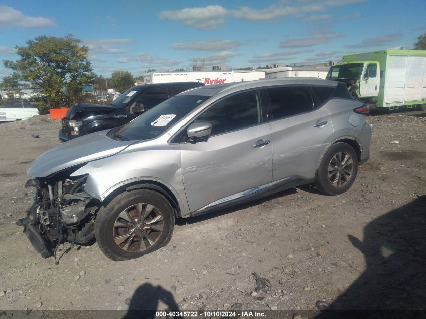 2016 Nissan Murano Sl VIN: 5N1AZ2MH6GN121288 Lot: 40345722