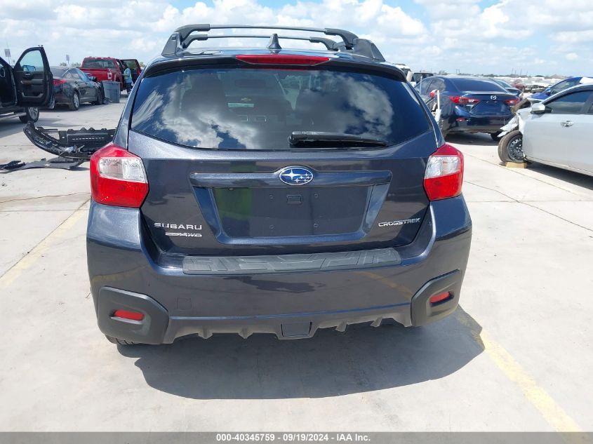 JF2GPAKC9G8257808 2016 Subaru Crosstrek 2.0I Limited