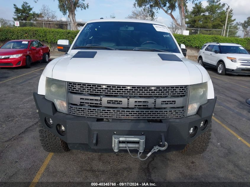 2013 Ford F-150 Svt Raptor VIN: 1FTFW1R69DFA22507 Lot: 40345768