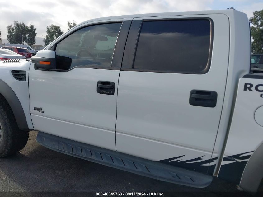 2013 Ford F-150 Svt Raptor VIN: 1FTFW1R69DFA22507 Lot: 40345768