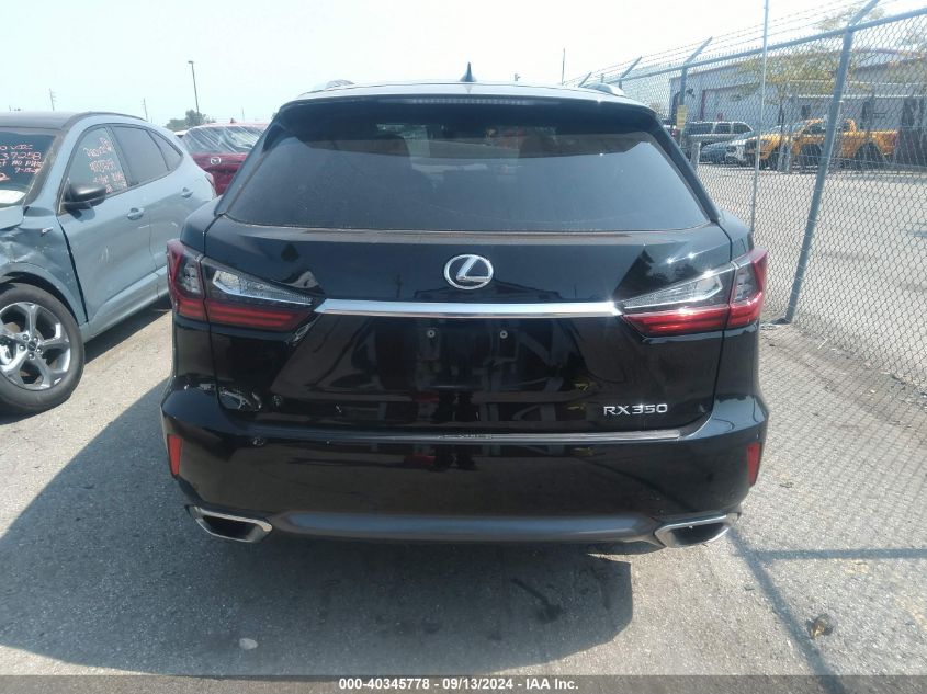 2016 Lexus Rx 350 VIN: 2T2BZMCA5GC034585 Lot: 40345778