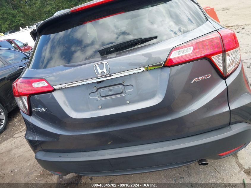 2021 Honda Hr-V Awd Ex VIN: 3CZRU6H54MM712720 Lot: 40345782